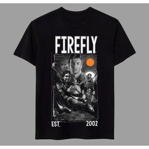 Firefly TV Series Shirt, Firefly TV Film Shirt Black Shurt